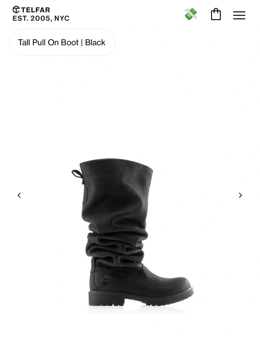 PRICE FIRM-Timberland Telfar Premium Tall Pull-On Boots